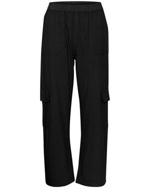 Kaffe Wide Trousers - Black