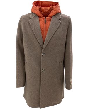 Bob Single-Breasted Coats - Brown