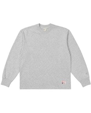 Champion Hoodies & Sweatvesten ,Grijs ,V-Hals Sweatshirt