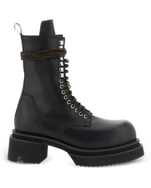 Rick Owens Lace-Up Boots - Noir
