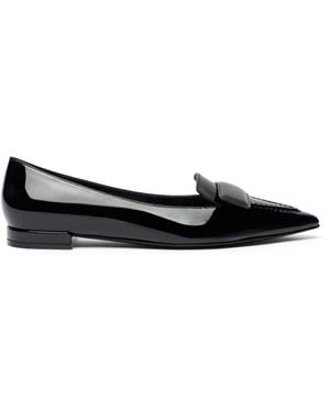 Stuart Weitzman Sovinnie Flat - Schwarz