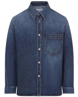 Givenchy Overhemden ,Blauw ,Denim Denim Overshirt