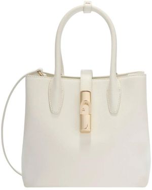 Furla Tassen ,Leer Goccia S Handtas - Wit