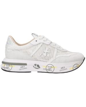 Premiata Schoenen ,Wit ,Leer Cassie 6341