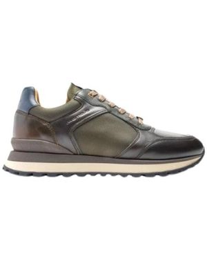 Ambitious Schoenen ,Bruin ,Leer Park Sneaker - Grijs