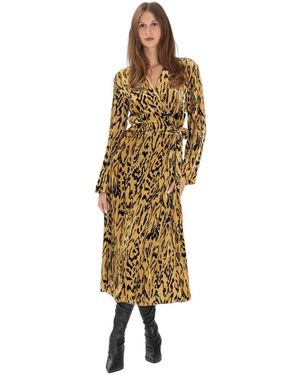 forte_forte Wrap Dresses - Metallic