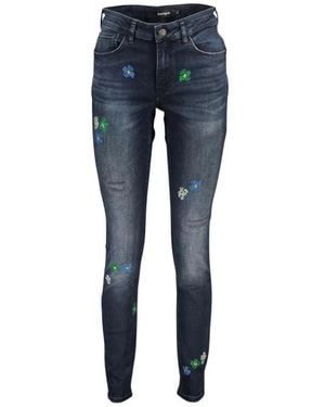 Desigual Skinny Fit Jeans - Blue