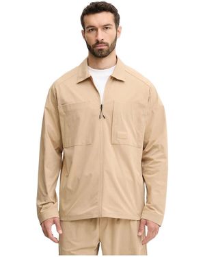 Hummel Jassen ,Polyester Lichte Jas - Naturel