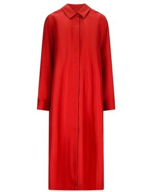 Max Mara Shirt Dresses - Red