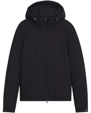 BOSS Jassen ,Zwart ,Polyester L-Doclin Kort Jas - Blauw