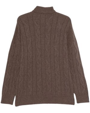 Alysi Pullover Mit V-Ausschnitt - Braun