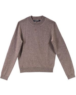 KARL LAGERFELD Round-Neck Knitwear - Grey