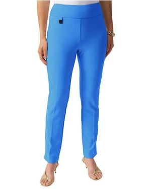 Joseph Ribkoff Slim-Fit Trousers - Blue