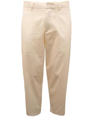 Armani Cropped Trousers - Natural