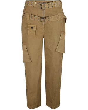 Ganni Slim-Fit Trousers - Groen