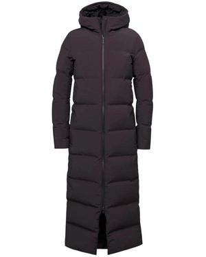 UBR Jassen ,Bruin ,Ultralight Lange Donsjas - Zwart