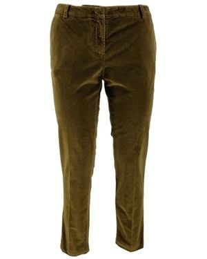 Kiltie Slim-Fit Trousers - Green