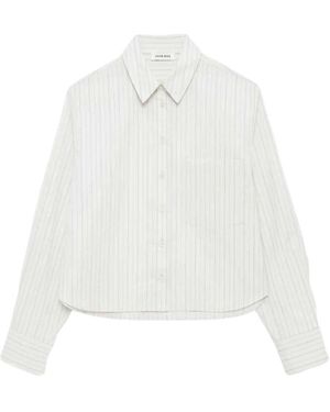 Anine Bing Essie Cropped Shirt - Weiß