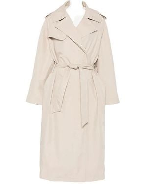 Frankie Shop Jassen ,Katoen Riva Cotton Trench Coat - Naturel