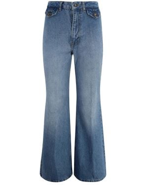 ROTATE BIRGER CHRISTENSEN Flared Jeans - Blue