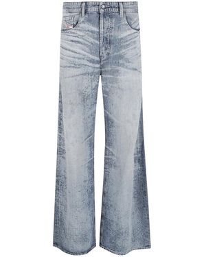 DIESEL Wide Jeans - Azul
