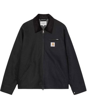 Carhartt Jassen ,Blauw ,Katoen Detroit Jacket - Zwart