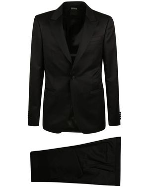 ZEGNA Single Breasted Suit - Zwart
