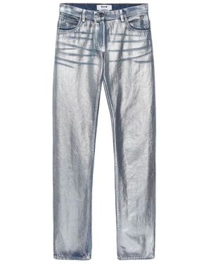 MSGM Straight Fit Jeans - Blue