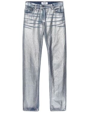 MSGM Straight Fit Jeans - Blue