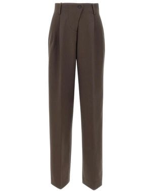 IRO Straight Trousers - Brown