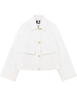 ARMANI EXCHANGE Kurze Jacke - Weiß