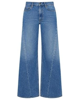 Mother The Lemon Twist Sneak Jeans - Blauw