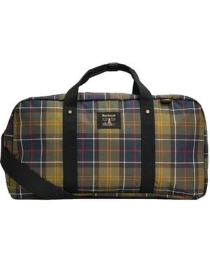 Barbour Torridon Tartan Holdall - Zwart