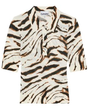 Ganni Blouses - Meerkleurig