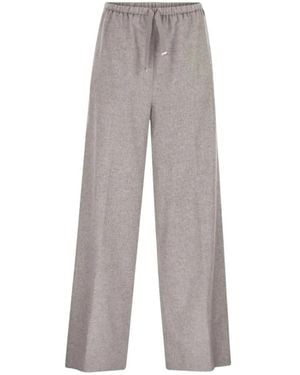 Herno Wide Trousers - Gris