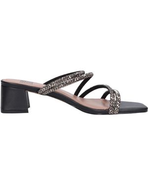 Bibi Lou Heeled Mules - Nero