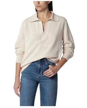 Victoria Beckham Genevieve Polokragen Pullover - Blau