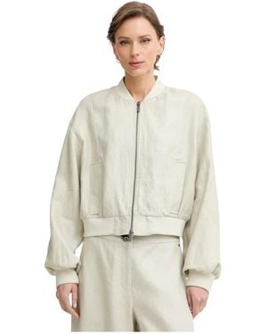 ARMANI EXCHANGE Jassen ,Linnen Linnen Bomberjack - Naturel