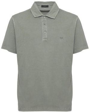 Fay Tops ,Groen ,Polo Shirts - Grijs