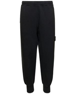 Stone Island Cotton Sweatpants - Zwart