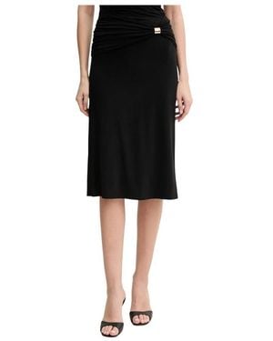 Hervé Léger Midi Skirts - Negro