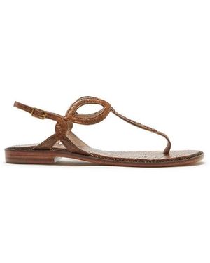 Maliparmi Flat Sandals - Metallic