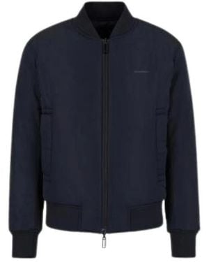 Emporio Armani Bomber Jackets - Blue