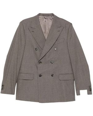 Caruso Jassen ,Bruin ,Ln 1Jd 612F Blazer - Grijs