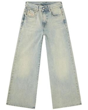 DIESEL Wide Jeans - Gris