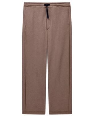 Giorgio Armani Broeken ,Bruin ,Nylon Rechte Broek