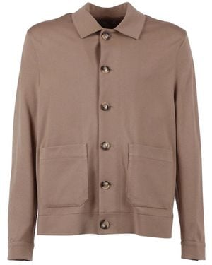 Circolo 1901 Jassen ,Bruin ,Katoen Giubbino Shirt