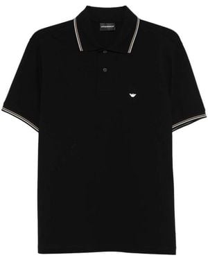 Emporio Armani Polo Shirts - Black
