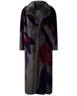 Alberta Ferretti Single-Breasted Coats - Negro