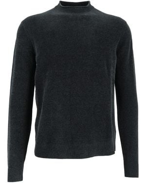 Rrd Velvet Round Knit - Schwarz